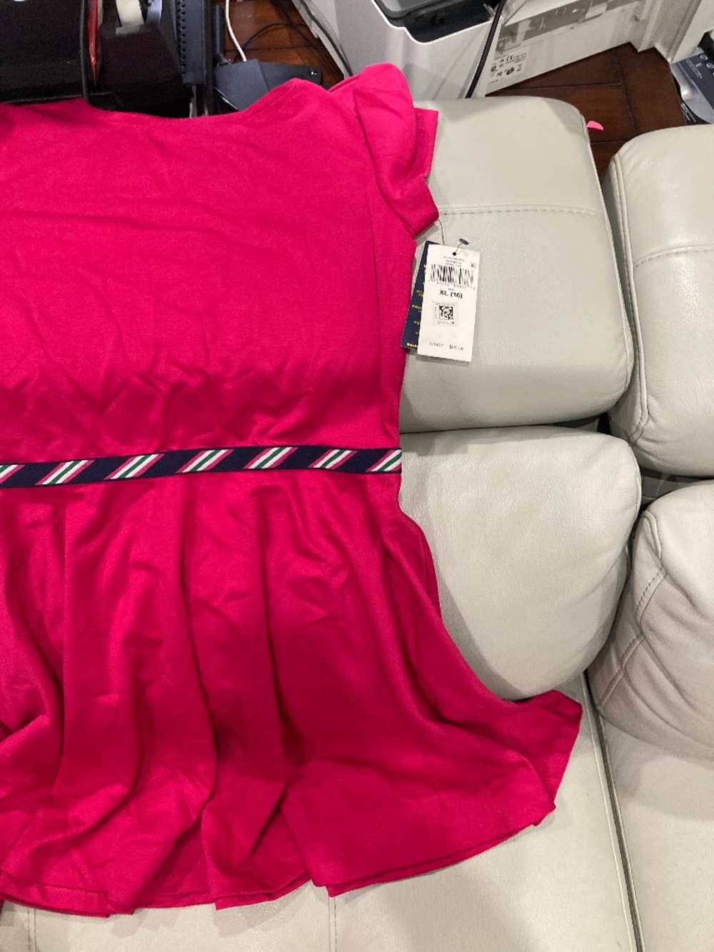 Polo Ralph Lauren hot pink dress